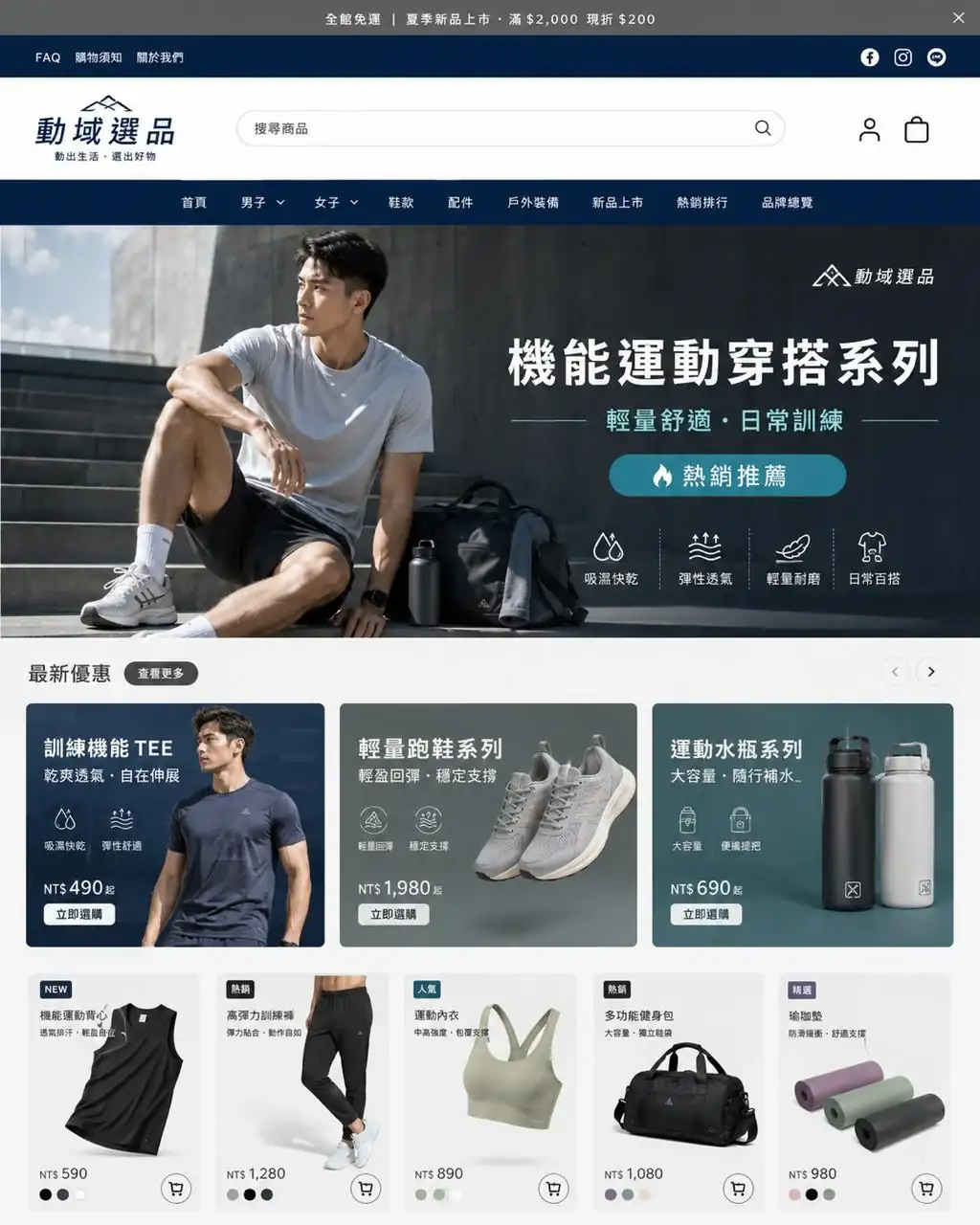 SHOPAGE 品牌網店設計